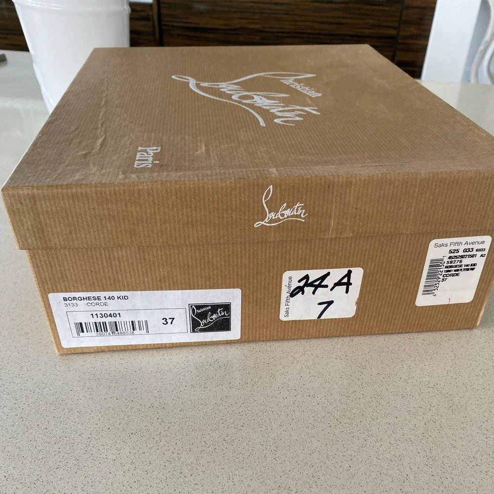 Christian Louboutins borghese cord 37 price to sell ! - Picture 12 of 16